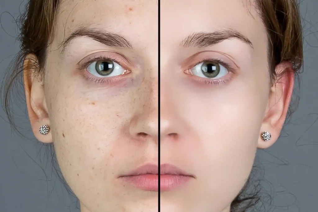 How to Make Your Face Redder and Paler