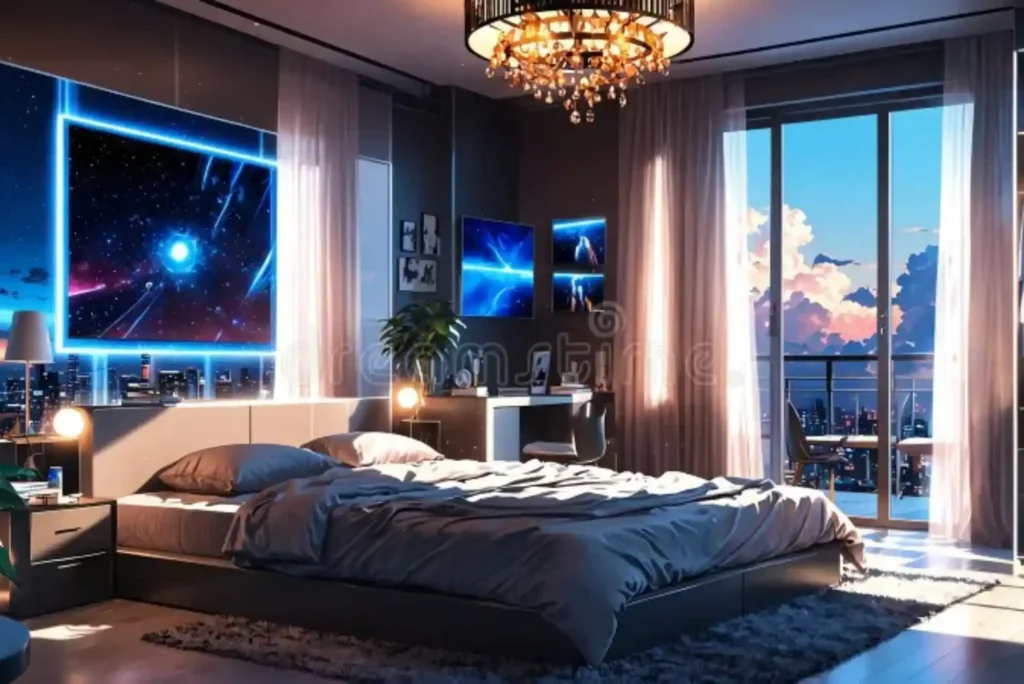 Anime Rent Room Lightroom Angle