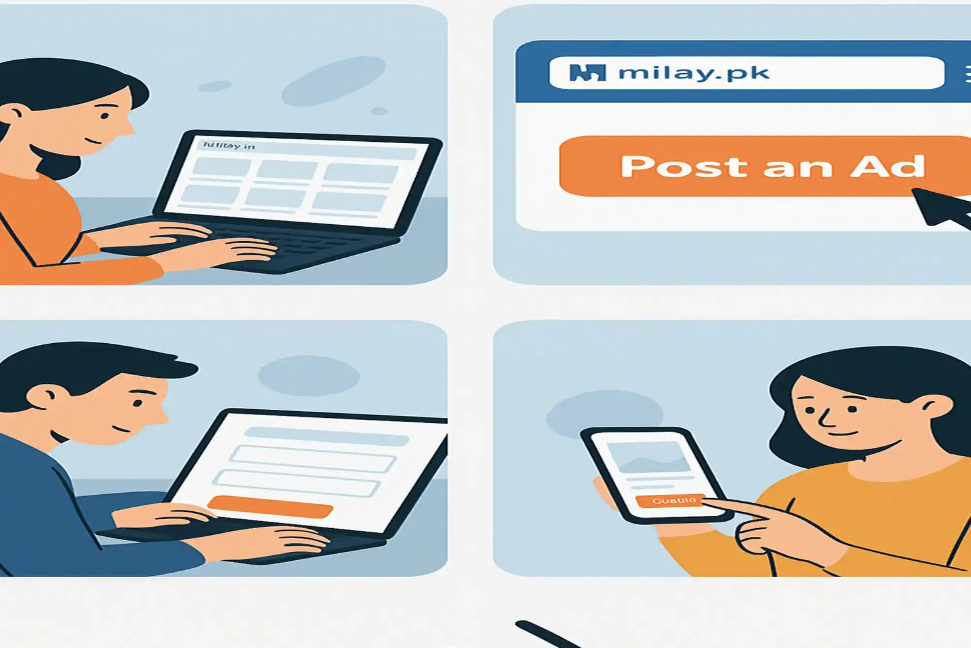 How to Post an Ad on Milay.pk Step by Step?