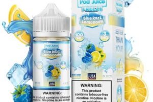 Blue Razz Ice Vape Juice Review: Sweet Meets Cool