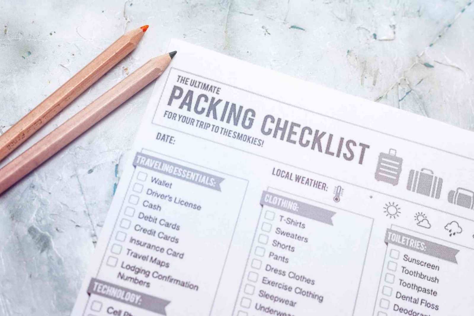 The Ultimate Packing Checklist for Travelers